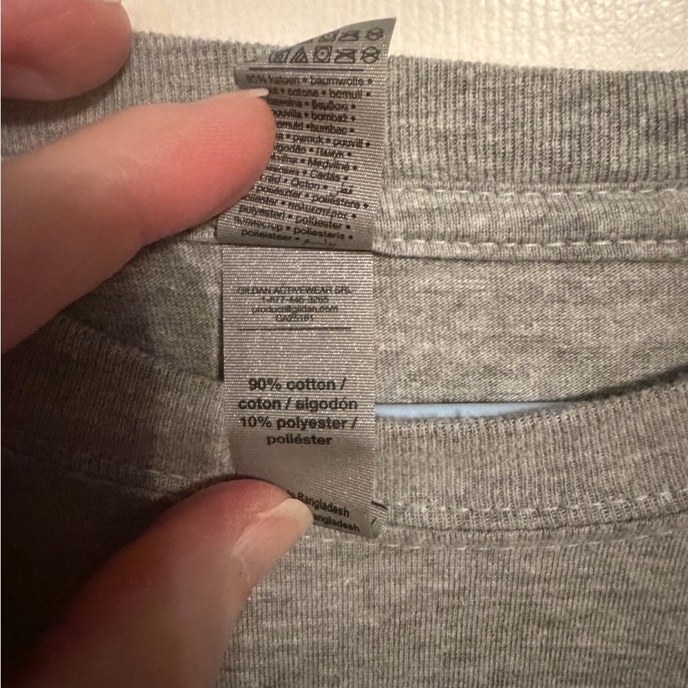 Gildan Heather Gray Graphic Tee No More Mr. Rice Guy, men’s L - Picture 3 of 6